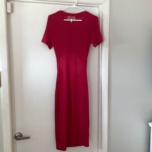 Long fitted “the hanger” dress